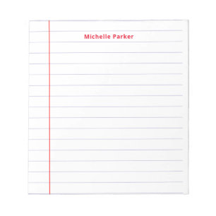 Linjärt papper professionellt enkelt minimalistisk anteckningsblock