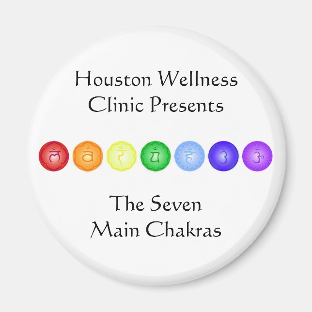 Linje 7 Chakras Magnet (Framsidan)
