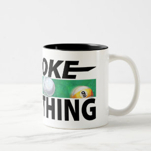 Linje är Allt 9 Boll Två-Tonad Mugg