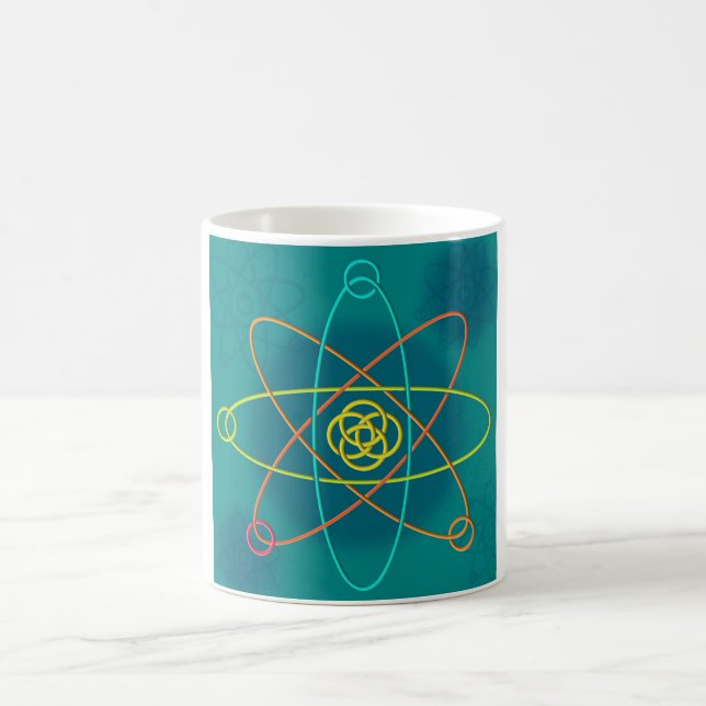 Linje Atomstruktur Kaffemugg (Center)
