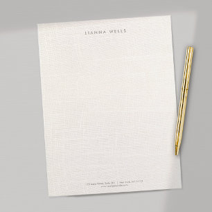 Linje för minimal Personlig för elegant (bild) Brevhuvud