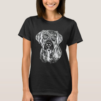 Linje Labrador Retriever Porträtt Lab Ägare 2 T Shirt
