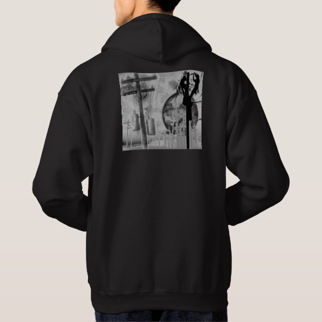 Linjearbetare Hoodie (Baksida)