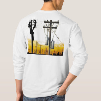 Linjearbetare långärmadskjorta tee shirt