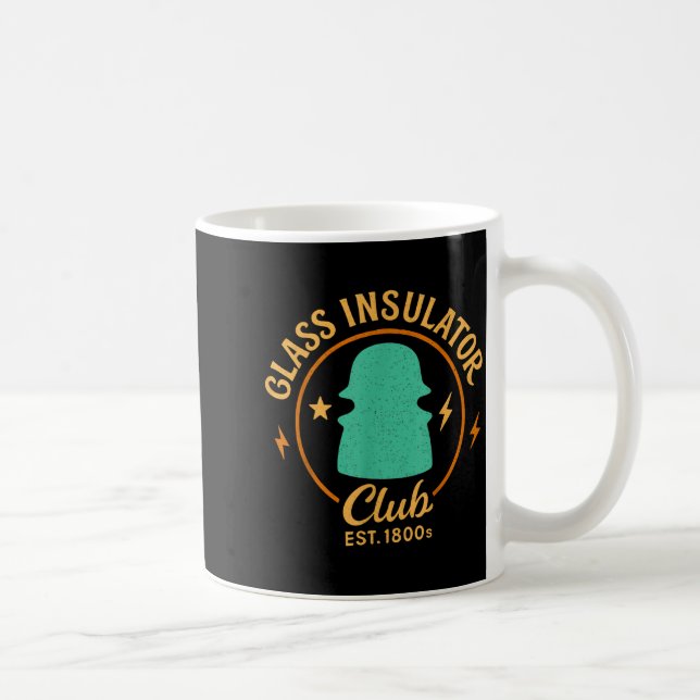 Linjearbetare Samlare Antik Isolator Gl Isolator C Kaffemugg (Höger)
