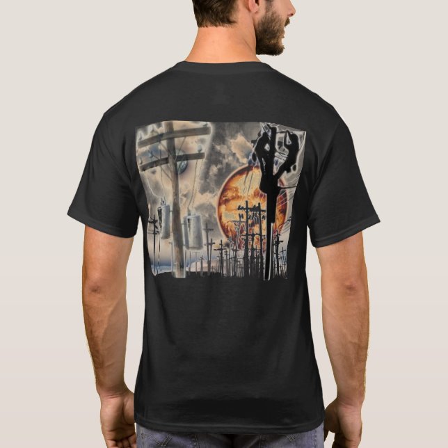 Linjearbetare skjorta t shirt (Baksida)