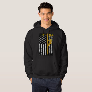 LinjearbetareHoodie Sweatshirt Med Luva