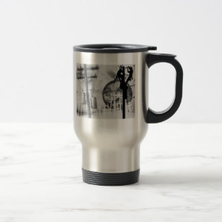Linjearbetaren reser kaffemuggen resemugg