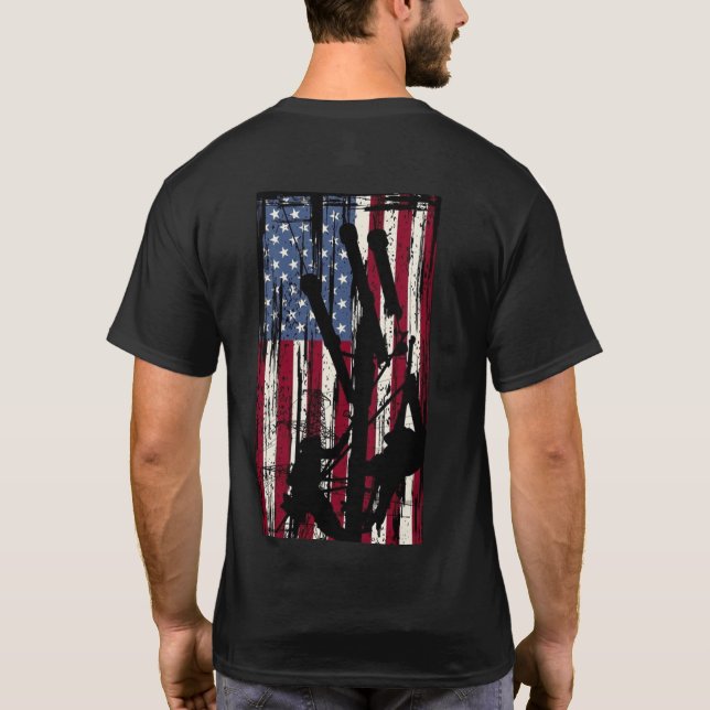 LinjearbetareT-tröja Tee Shirt (Baksida)