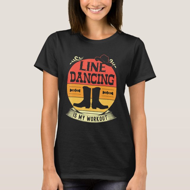 Linjeavbildning är min Workout Cardio 1 T Shirt (Framsida)
