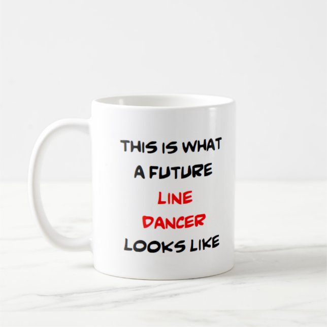 linjedansare, framtid kaffemugg (Vänster)