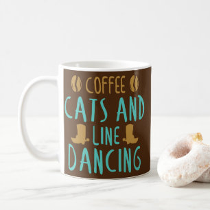 Linjedoppskaffe och linbaneavskiljning kaffemugg