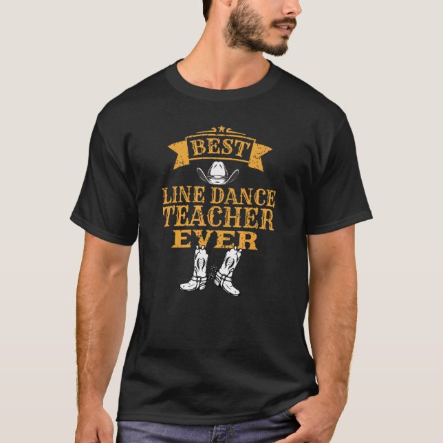 Linjedosinstruktör Inspired Line Dancing Relate T Shirt (Framsida)