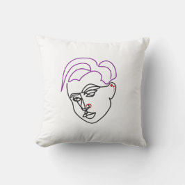 Linjekastkudde Sketch Kudde