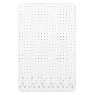 Linjekonst, White Lilac Magnet