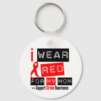 Linjemöjlighet I Bära Red Ribbon för mitt Mamma Nyckelring
