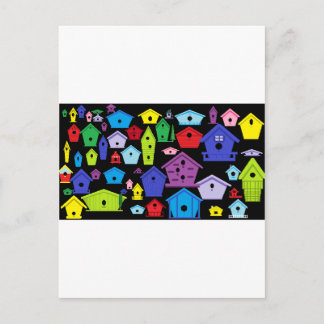 Linjen "Birdhouse Collection" Vykort