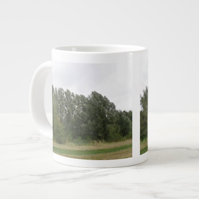 Linjen Träd i liggande Mugg Jumbo Mugg (Framsida vänster)