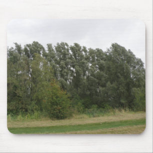 Linjen Träd liggande liggande Mousepad Musmatta