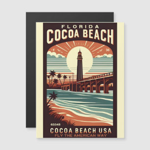 Linjepresentationer för Cocoa Beach City Florida k