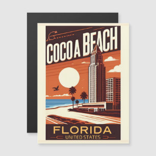 Linjepresentationer för Cocoa Beach City Florida k
