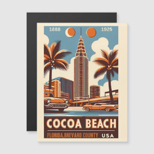 Linjepresentationer för Cocoa Beach City Florida k