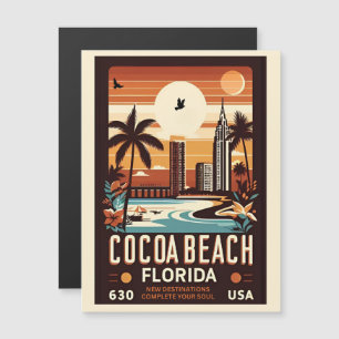 Linjepresentationer för Cocoa Beach City Florida k