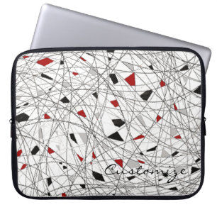 Linjer Abstrakt Mönster Laptop sleeve