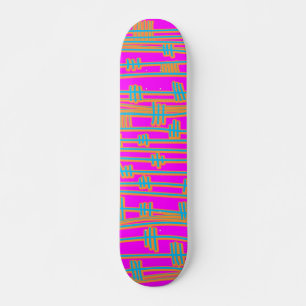 Linjer Abstrakt Skateboard Bräda 20,5 Cm