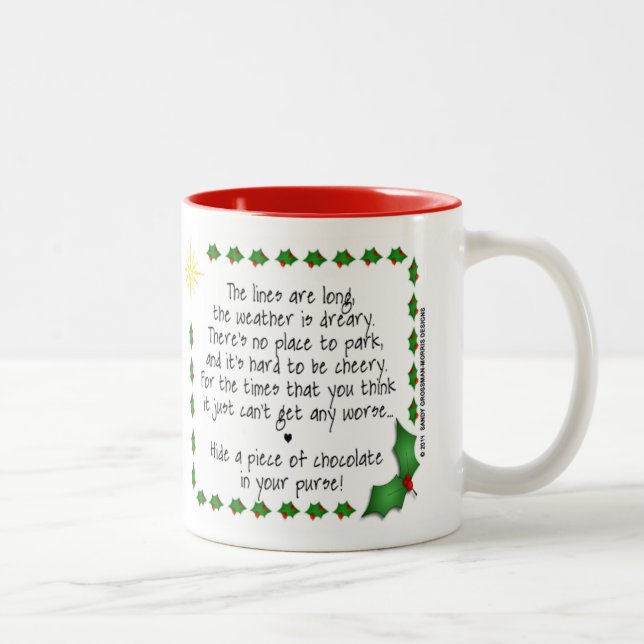 Linjer är lång… Två-Tonad mugg (Höger)