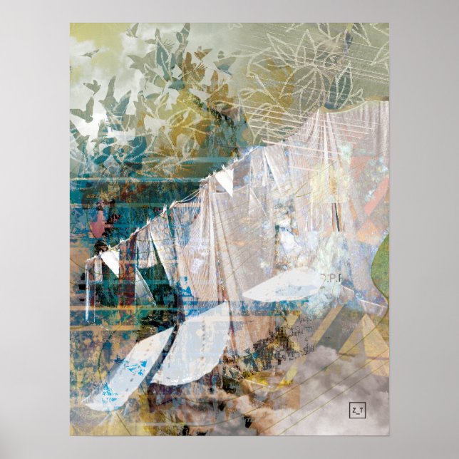 Linjer Art-utskrift Poster (Framsidan)