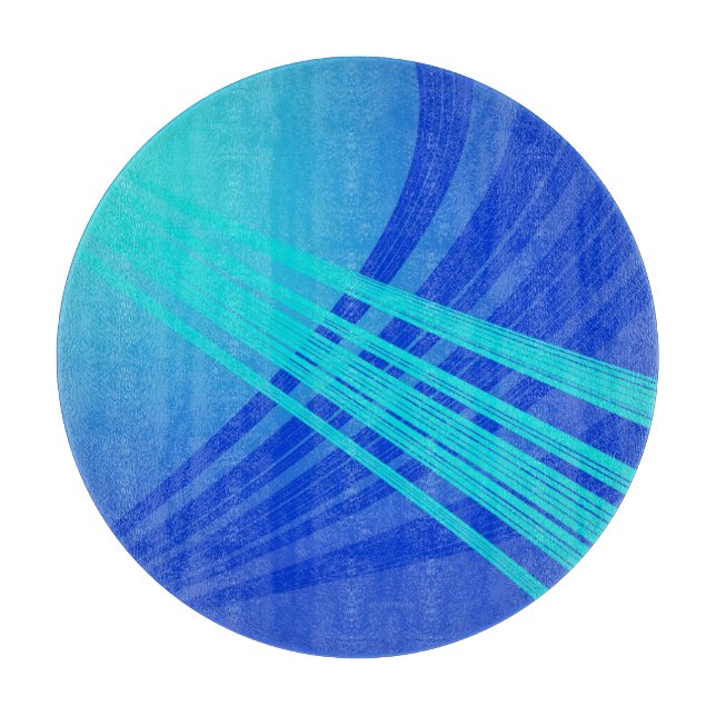 Linjer av blått och blått Abstrakt (Framsidan)