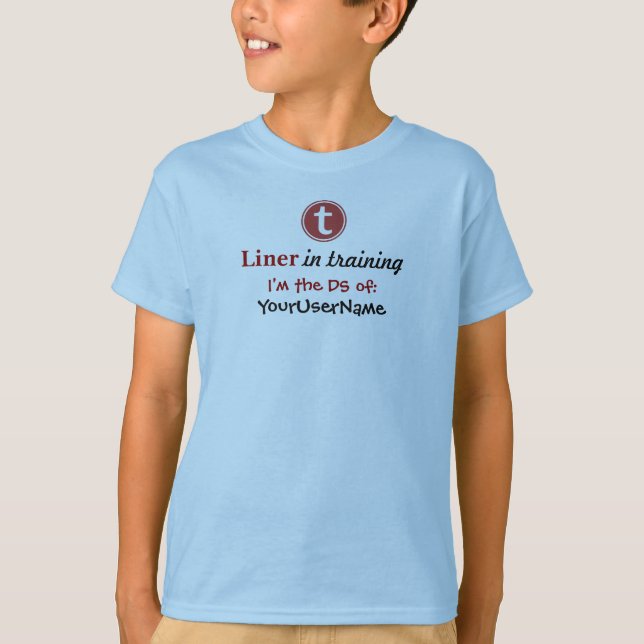 Linjer Boys' Youth T-Shirt (Framsida)