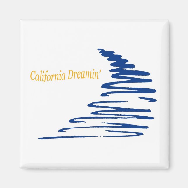 Linjer_California Dreamin' magnet (Framsidan)