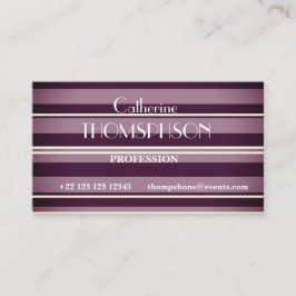 Linjer Elegant Affärskort Visitkort