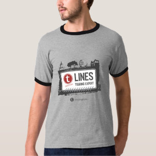 Linjer expert t shirt