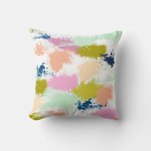 Linjer, färger kudde (Framsida)