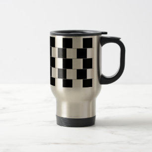 Linjer för vågrät för illusion för Cafevägg Resemugg