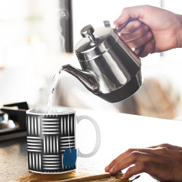 Linjer-konst Kaffemugg