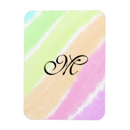 Linjer lägga till ditt monogram magnet