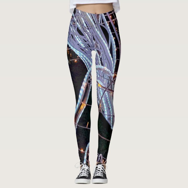 Linjer Leggings (Framsida)
