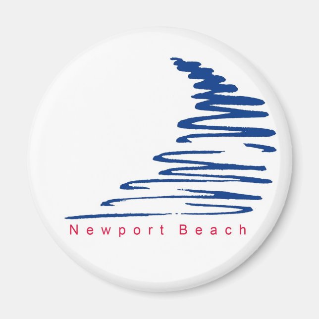 Linjer_Newport Beach magnet (Framsidan)