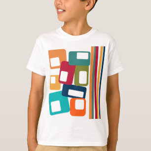 Linjer och rektanglar t shirt