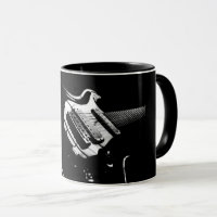 Linjer of Music - Guitar Mugg