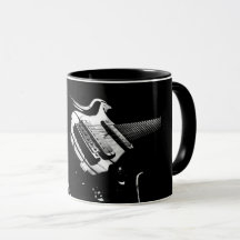 Linjer of Music - Guitar Mugg