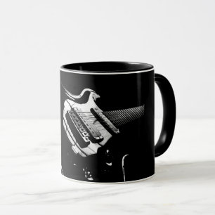 Linjer of Music - Guitar Mugg