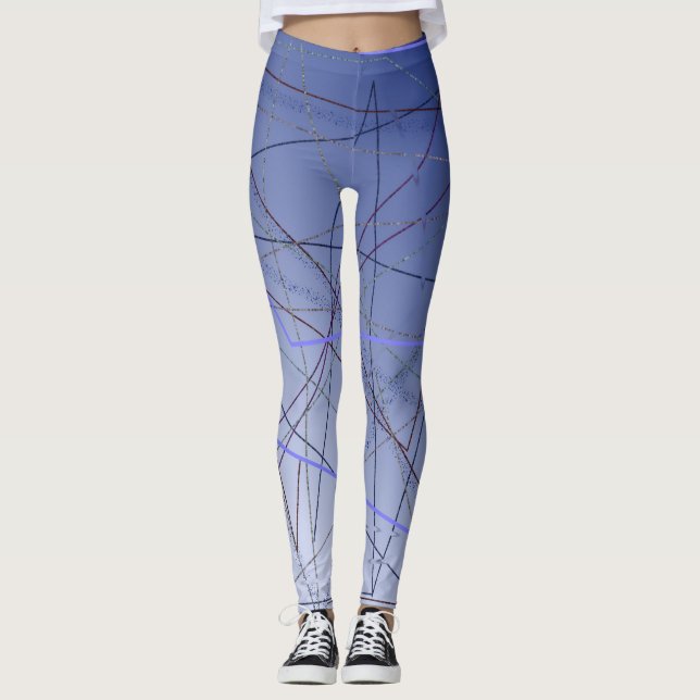 Linjer På Linjer Leggings (Framsida)