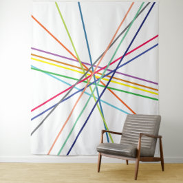 Linjer som korsar flera färgader