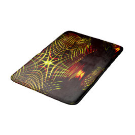 Linjer som upprepar sig i våg- och ljuseffekt? badrumsmatta