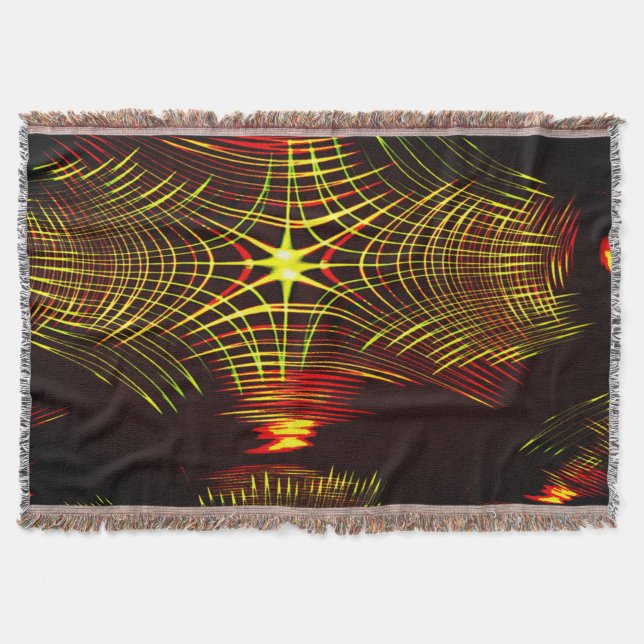 Linjer som upprepar sig i våg- och ljuseffekt? filt (Framsidan)